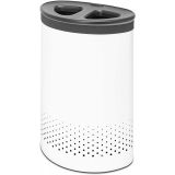 KOŠ ZA PERILO BRABANTIA SELECTOR 55 L, BEL ZA LOČEVANJE PERILA