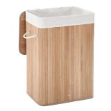 KOŠ ZA PERILO SONGMICS BAMBOO 72L 40X30X60 CM