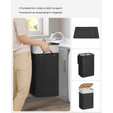 KOŠ ZA PERILO SONGMICS BAMBUS ZLOŽLJIV S POKROVOM 72 L ČRNA