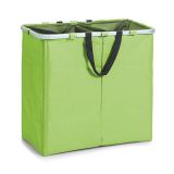 KOŠ ZA PERILO ZELLER PRESENT 62X32X54 CM 2 PREKATA ZELEN