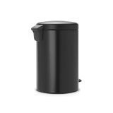 KOŠ ZA SMETI BRABANTIA NEWICON 20 L MAT ČRN