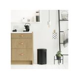 KOŠ ZA SMETI BRABANTIA NEWICON 20 L MAT ČRN