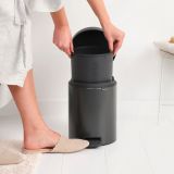 KOŠ ZA SMETI BRABANTIA NEWICON 5 L SIV