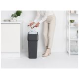 KOŠ ZA SMETI BRABANTIA SORT & GO 40 L SIV