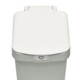 KOŠ ZA SMETI BRABANTIA STEPUP 10 L SVETLO SIV