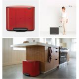 KOŠ ZA SMETI BRABANTIA ZA LOČEVANJE BO PEDAL BIN 3X11 L, RDEČ