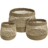 OKRASNA KOŠARA EH S 24X25 CM PLETENA OKROGLA