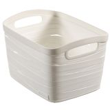 KOŠARA ZA SHRANJEVANJE CURVER S 8L RIBBON BELA