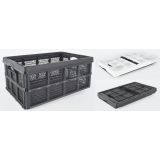 KOŠARA ZA SHRANJEVANJE EH ZLOŽLJIVA PLASTIČNA 48X35X24 CM