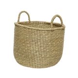 OKRASNA KOŠARA DECORIS KOŠARA, NARAVNE BARVE V 27 CM, FI 35 CM