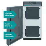 KOTEL NA TRDA GORIVA SELTRON UKP 25, 20-25KW + LAMBDA SONDA, UPLINJEVALNI