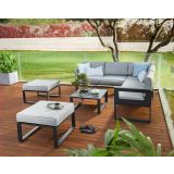 KOVINSKA VRTNA GARNITURA NATERIAL KOTNA ODYSSEA 2 TABUREJA,1MIZA, ALU