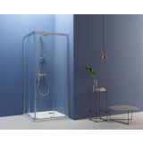 KOTNA KABINA ZA PRHANJE KOLPA SAN TKK 90/MC PULSAR SILVER BRILL MASTER C ST.