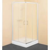 KOTNA KABINA ZA PRHANJE KOLPA SAN TKK 90 S/CH SQ LINE SILVER PR. ČINČILA ST.