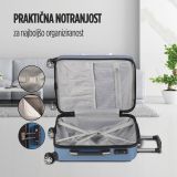 KOVČEK SCANDINAVIA CARBON SERIES 60L MODER