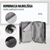 KOVČEK SCANDINAVIA CARBON SERIES 90L ČRN