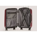 KOVČEK SCANDINAVIA POTOVALNI TRDI 40 LIT RDEČE BARVE