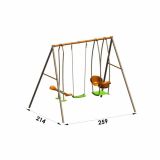 GUGALNICA AMCA KOVINSKA 2.2 M - 2 SEDEŽA 1 JAHAČ. 1 GONDOLA