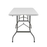 KOVINSKA MIZA MIRPOL VIVID 180X70 CM, BELA