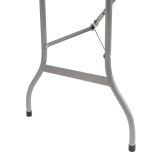 KOVINSKA MIZA MIRPOL VIVID 180X70 CM, BELA