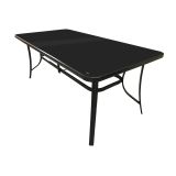 KOVINSKA MIZA MQ NYBRO 180X90X71 CM STEKLENA