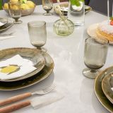 KOVINSKA MIZA NATERIAL LYRA II 4/10P ALU STEKLO 135/270X90 TEMNO SIVA