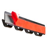 KOVINSKA OBEŠALNA KLJUKA HETTICH DIY 4 KLJUKE 160X31X20 MM KOVINSKA, ČRNA