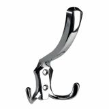 KOVINSKI OBEŠALNIK 2 KLJUKI HETTICH DIY, 125X77X75 MM, KROMIRAN