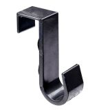 KOVINSKA OBEŠALNA KLJUKA HETTICH DIY VRATNI KAVELJ 22X70X50MM ČRNA