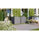 KOVINSKA VISOKA GREDA VITAVIA LINUS 858 GRANIT/ČRNA