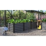 KOVINSKA VISOKA GREDA VITAVIA LINUS IN&OUT 401 S GRANIT/ČRNA