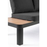 KOVINSKA VRTNA GARNITURA BIZZOTTO NARELLE CHAR YK13 KOTNA SOFA SET3 W-CU