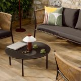 KOVINSKA VRTNA GARNITURA FUJI JEKLO TEMNO SIVA