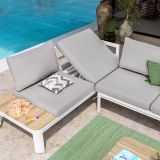 KOVINSKA VRTNA GARNITURA MQ MONO, KOTNA 3 DELNA