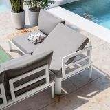 KOVINSKA VRTNA GARNITURA MQ MONO, KOTNA 3 DELNA