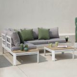 KOVINSKA VRTNA GARNITURA MQ MONO, KOTNA 3 DELNA