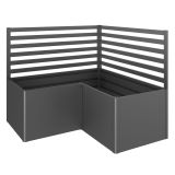 KOVINSKA VRTNA GREDA BIOHORT 102X102X91 CM REŠETKE (2 KOS.) L100