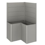 KOVINSKA VRTNA GREDA BIOHORT 102X102X91 CM ZASTIRNI PANO ZA L