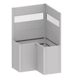 KOVINSKA VRTNA GREDA BIOHORT 102X102X91 CM ZASTIRNI PANO ZA L