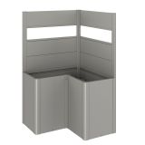 KOVINSKA VRTNA GREDA BIOHORT 102X102X91 CM ZASTIRNI PANO ZA L