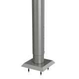 KOVINSKA VRTNA GREDA BIOHORT 10X10X142 CM STEBRIČEK ZA PRITRDITEV