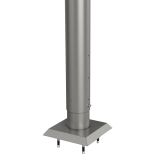 KOVINSKA VRTNA GREDA BIOHORT 10X10X96.5 CM STEBRIČEK ZA PRITRDITEV