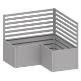 KOVINSKA VRTNA GREDA BIOHORT 152X152X91 CM REŠETKE (2 KOS) L150