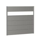 KOVINSKA VRTNA GREDA BIOHORT 4.4X145X137 CM PANELI Z AKRILNIM STEKLOM