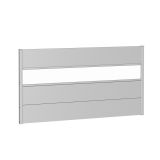 KOVINSKA VRTNA GREDA BIOHORT 4.4X180X91 CM PANELI Z AKRILNIM STEKLOM