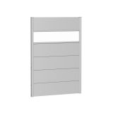 KOVINSKA VRTNA GREDA BIOHORT 4.4X96X137 CM PANELI Z AKRILNIM STEKLOM