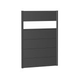 KOVINSKA VRTNA GREDA BIOHORT 4.4X96X137 CM PANELI Z AKRILNIM STEKLOM