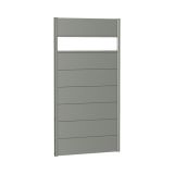 KOVINSKA VRTNA GREDA BIOHORT 4.4X96X182 CM PANELI Z AKRILNIM STEKLOM, SIVA