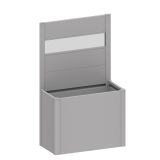 KOVINSKA VRTNA GREDA BIOHORT 4X102X91 CM PANELI Z AKRILNIM STEKLOM 1M