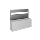 KOVINSKA VRTNA GREDA BIOHORT 4X201X91 CM PANELI Z AKRILNIM STEKLOM 2M